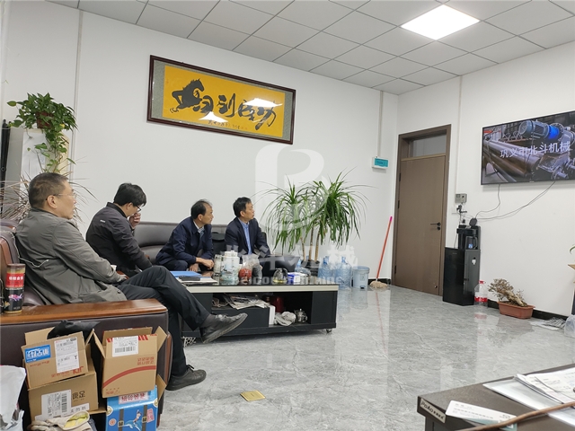 浙江客戶考察竹子红豆视频app下载機,初步確立訂購意向